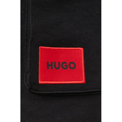 Hugo szorty bawełniane męskie kolor czarny L okazja ANSWEAR.com