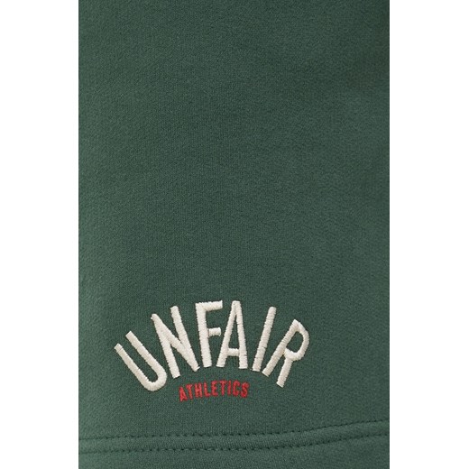 Unfair Athletics szorty bawełniane męskie kolor zielony Unfair Athletics XL ANSWEAR.com