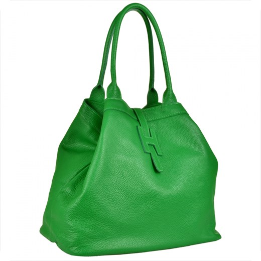 Torba shopper zieleń gucci pojemna skórzana xl ze sklepu melon.pl w kategorii Torby Shopper bag - zdjęcie 138599898