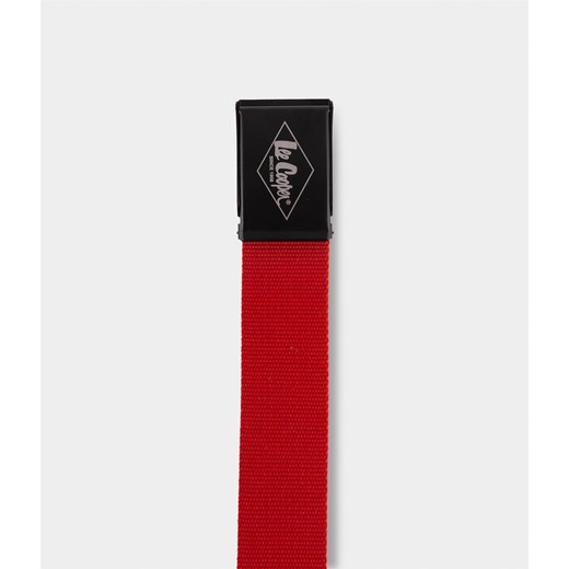 Parciany pasek z klamrą LCJ022 RED Lee Cooper UNI Lee Cooper