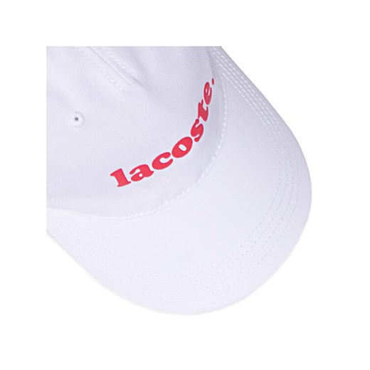 Lacoste Czapka z daszkiem RK6816 Biały Lacoste S promocja MODIVO