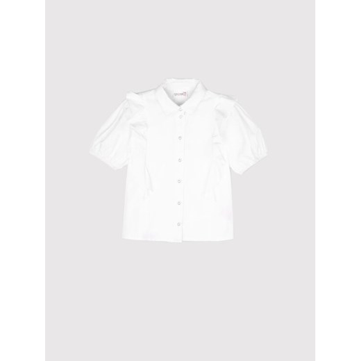 Coccodrillo Koszula WC2140201SEC Biały Regular Fit 140 okazyjna cena MODIVO