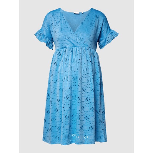 Sukienka mini ciążowa z haftem angielskim ze sklepu Peek&Cloppenburg  w kategorii Sukienki ciążowe - zdjęcie 138652179