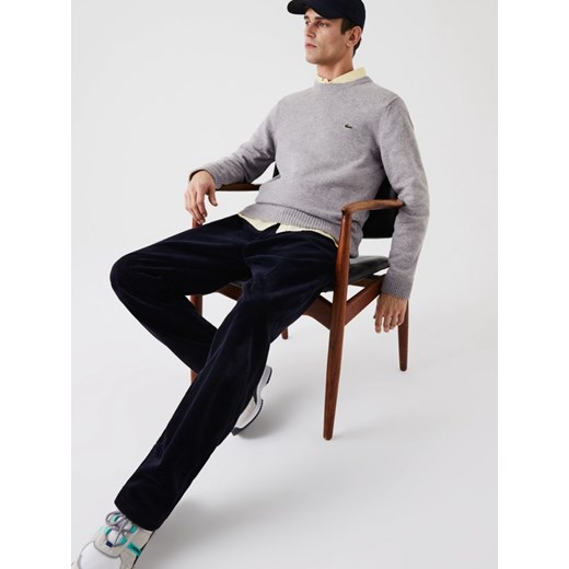 Lacoste Sweter Szary Lacoste M BIBLOO okazja
