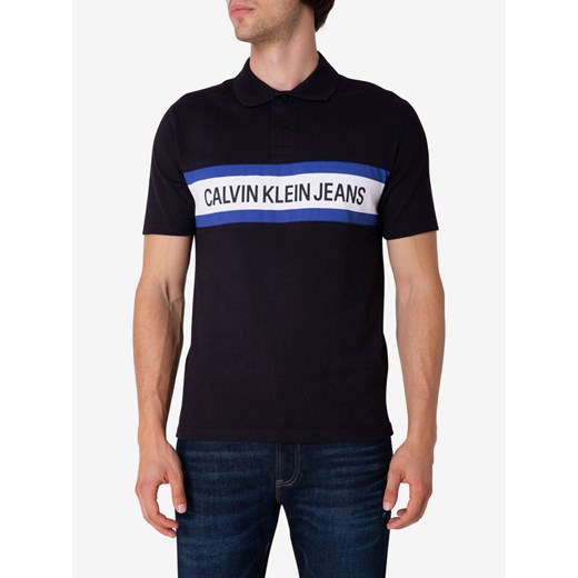 Calvin Klein Polo Koszulka Czarny Calvin Klein XXL wyprzedaż BIBLOO