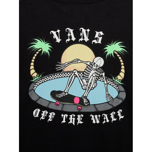 Vans T-Shirt Layback Palms VN0A7SHQ Czarny Classic Fit Vans L MODIVO