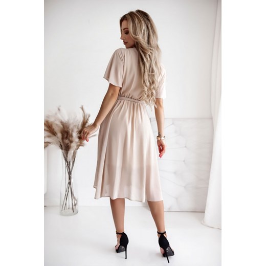 Sukienka midi Blanca beżowa Shopaholics Dream s SHOPAHOLIC`S DREAM