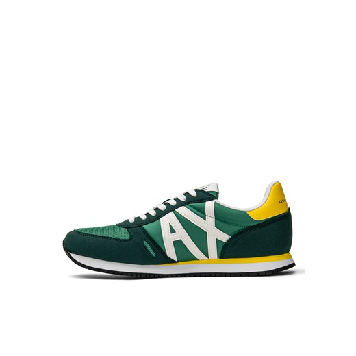 Sneakersy męskie zielone Armani Exchange XUX017 XCC68 K725 Armani Exchange 45 Sneaker Peeker