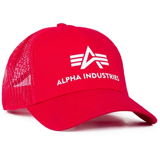 Czapka Alpha Industries Basic Trucker 186902328 - czerwona Alpha Industries Uniwersalny streetstyle24.pl