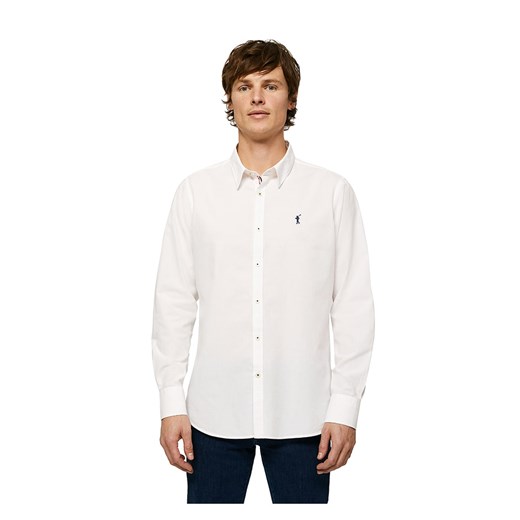 Koszula - Slim fit - w kolorze białym Polo Club XL wyprzedaż Limango Polska