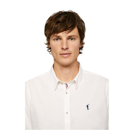 Koszula - Slim fit - w kolorze białym Polo Club S promocyjna cena Limango Polska