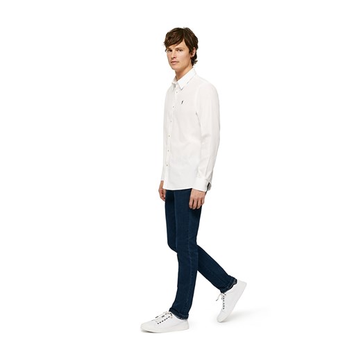 Koszula - Slim fit - w kolorze białym Polo Club L Limango Polska okazja