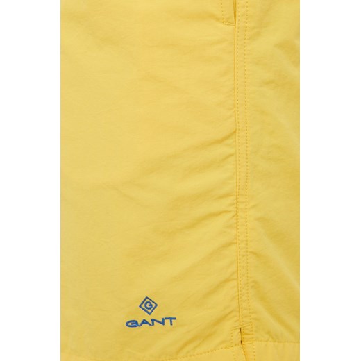 Gant szorty kąpielowe kolor żółty Gant M ANSWEAR.com