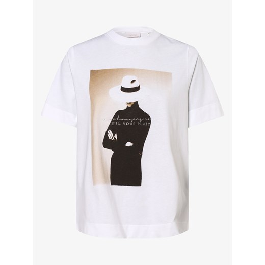 Rich & Royal - T-shirt damski, biały Rich & Royal L vangraaf promocyjna cena