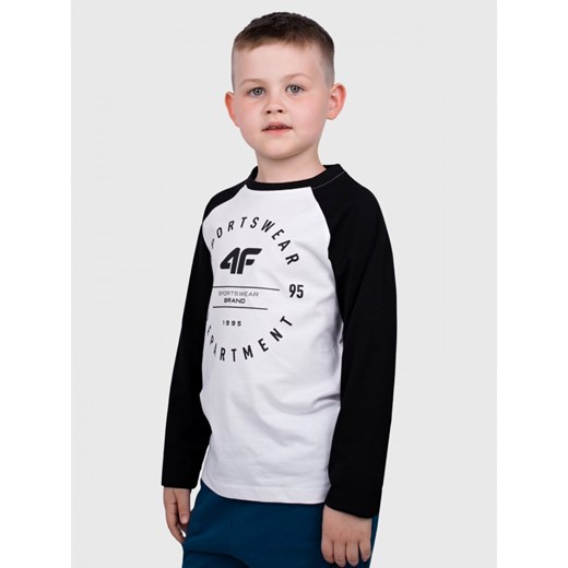 Longsleeve Chłopięcy 4F Koszulka Z Długim Rękawem Nadruk 134 darcet