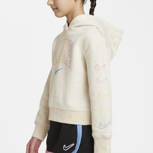 Bluza z kapturem dla małych dzieci Nike - Brązowy Nike 35.5 Nike poland