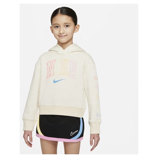 Bluza z kapturem dla małych dzieci Nike - Brązowy Nike 4 Nike poland
