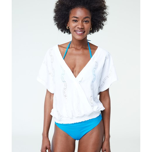 Ibiza Blouse Manches Courtes - Biały - Etam S Etam.pl