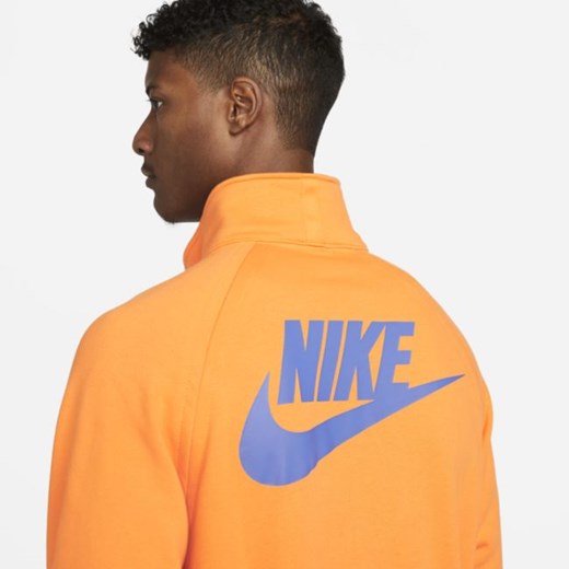 Męska bluza z długim rękawem Nike Sportswear - Pomarańczowy Nike L Nike poland