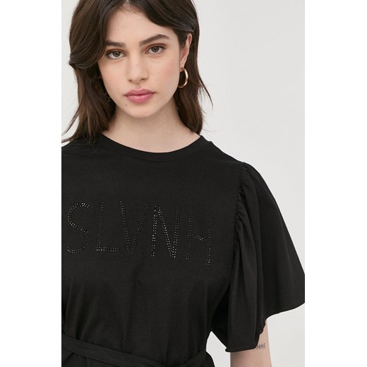 Silvian Heach t-shirt bawełniany kolor czarny XS ANSWEAR.com