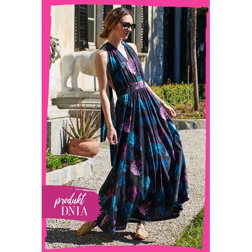 Sukienka infinity maxi Midnight Meadow, S/M S/M promocja NAOKO