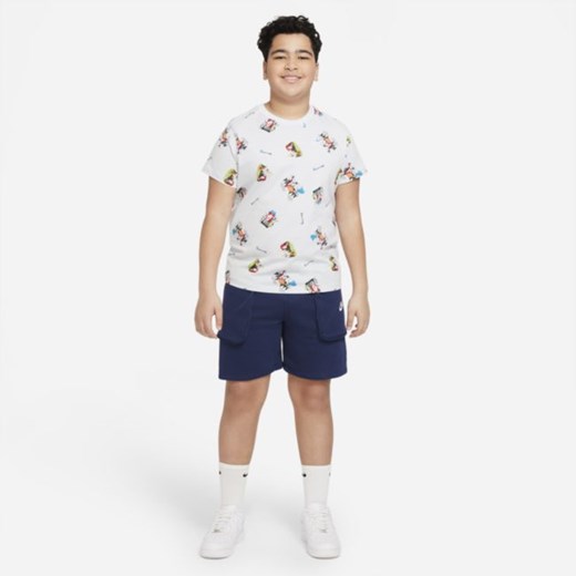 T-shirt dla dużych dzieci Nike Sportswear (szersze rozmiary) - Niebieski Nike S+ Nike poland