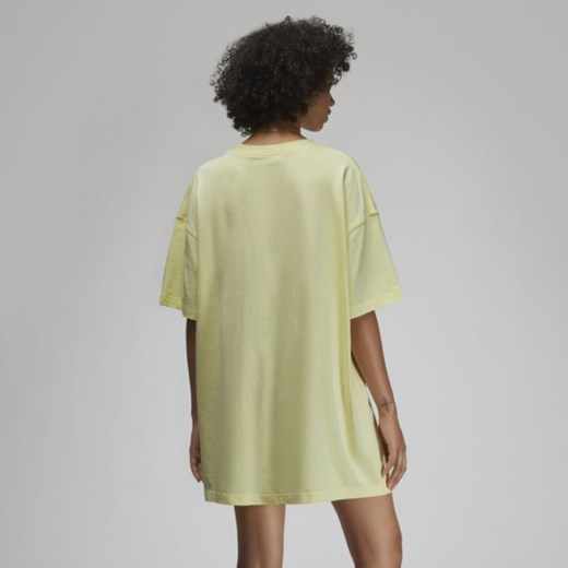 Sukienka damska typu T-shirt Jordan Essentials - Żółć Jordan S Nike poland