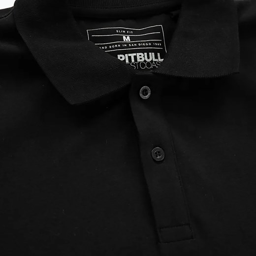 Koszulka męska Pit Bull Polo Jersey Small Logo czarna 212201900001 | WYSYŁKA W Pit Bull West Coast XL sportano.pl