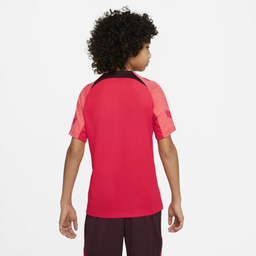 Koszulka piłkarska z krótkim rękawem dla dużych dzieci Liverpool FC Strike Nike Nike S Nike poland