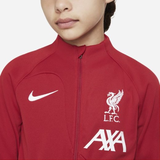 Kurtka piłkarska dla dużych dzieci Nike Liverpool FC Academy Pro - Czerwony Nike XS Nike poland