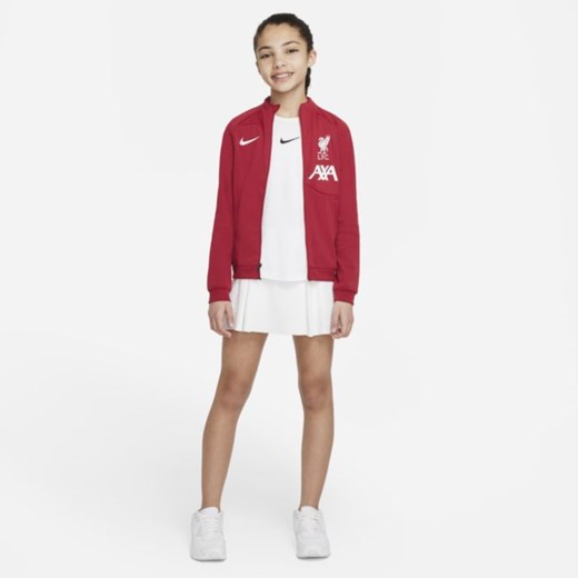 Kurtka piłkarska dla dużych dzieci Nike Liverpool FC Academy Pro - Czerwony Nike S Nike poland