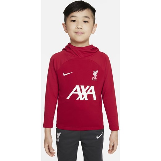 Piłkarska bluza z kapturem dla małych dzieci Nike Dri-FIT Liverpool FC Academy - Nike S Nike poland