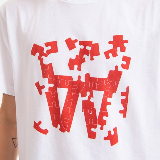Koszulka męska Wood Wood Ace Puzzle T-shirt 10295703-2222 WHITE Wood Wood L sneakerstudio.pl