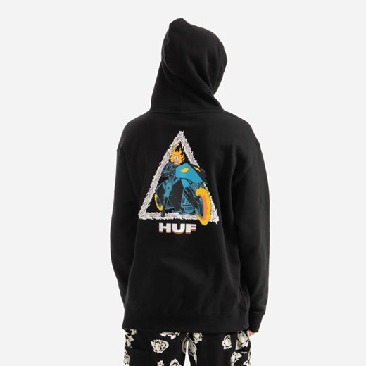 Bluza męska HUF x Marvel Ghost Rider Triple Triangle Pullover Hoodie  PF00560 Huf XL sneakerstudio.pl