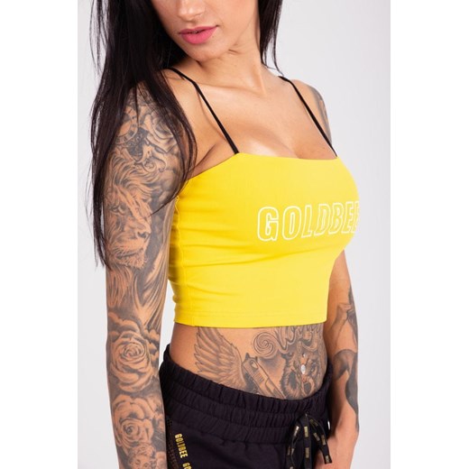 GoldBee CropTop Washington Logo Yellow S Goldbee S okazja Mall