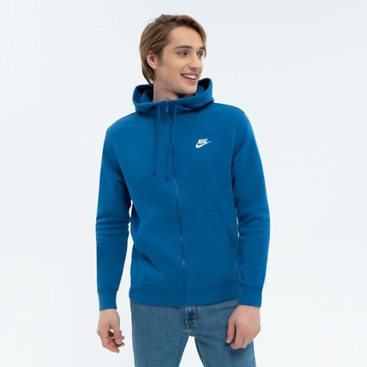 NIKE BLUZA ROZPINANA Z KAPTUREM SPORTSWEAR CLUB BV2645-407 Nike S promocyjna cena 50style.pl