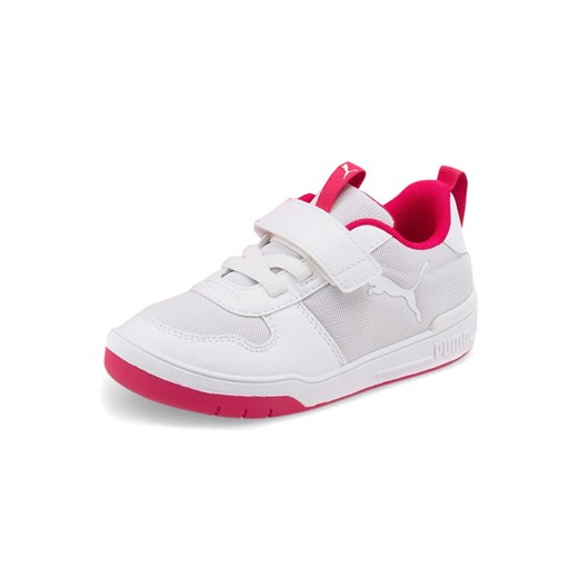 PUMA Buty dziecięce Multiflex Sport AC biało różowe ze sklepu taniesportowe.pl w kategorii Buty sportowe dziecięce - zdjęcie 138989065