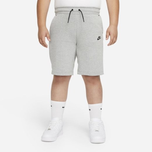 Spodenki dla dużych dzieci (chłopców) Nike Sportswear Tech Fleece - Szary Nike L+ Nike poland