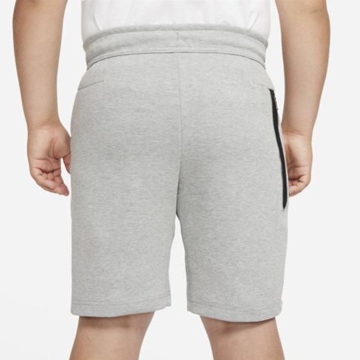 Spodenki dla dużych dzieci (chłopców) Nike Sportswear Tech Fleece - Szary Nike S+ Nike poland