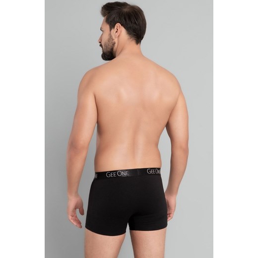 Fluo bokserki męskie, Kolor czarno-pomarańczowy, Rozmiar M, Gee One ze sklepu Intymna w kategorii Majtki męskie - zdjęcie 139011395