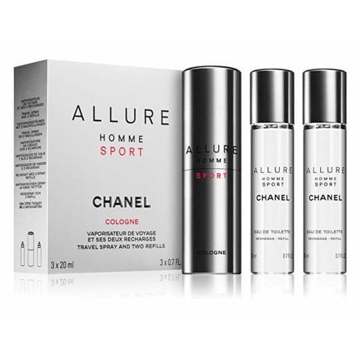 Chanel Allure Homme Sport Cologne - EDC 20 ml (plnitelný flakon) + náplň 2 x 20 Chanel okazyjna cena Mall