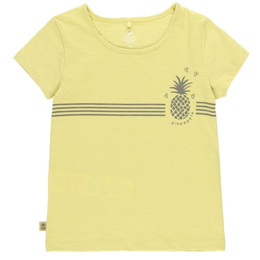 Boboli koszulka dziewczęca z bawełny organicznej 622044 104 żółta Boboli 140 Mall