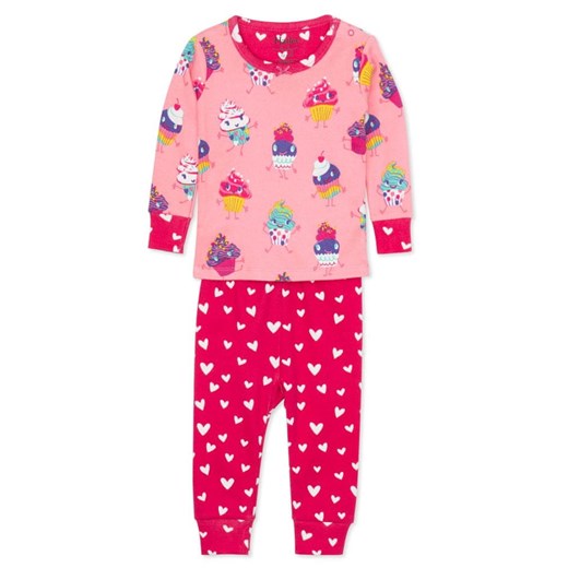 Hatley Piżama z organicznej bawełny Dancing Cupcakes S20CCI1237 58-69 różowa Hatley 84-89 Mall