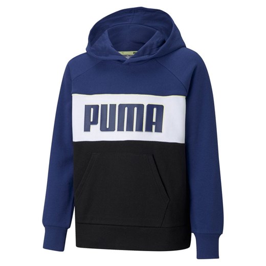 Puma Bluza chłopięca Alpha Hoodie 104 granatowa Puma 110 Mall