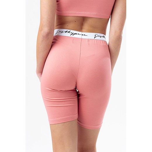 Hype szorty damskie kolor różowy z nadrukiem high waist Hype XS ANSWEAR.com