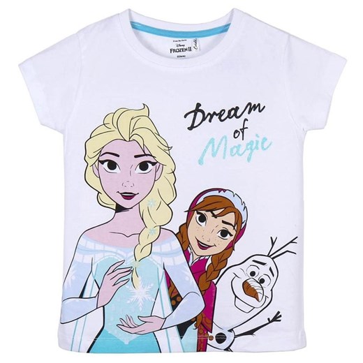 Disney koszulka dziewczęca Frozen ll 2200008886 biała 98 Disney 116 Mall