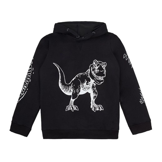 Garnamama bluza świecąca dziewczęca Happy Monster Neon 146 czarna Garnamama 152 Mall