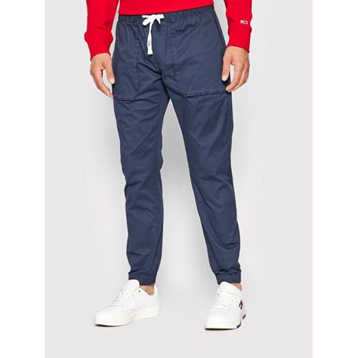 Tommy Jeans Joggery Tjm Scalton DM0DM12755 Granatowy Slim Fit Tommy Jeans XXL MODIVO