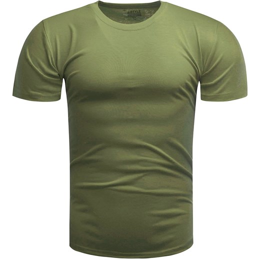 Koszulka męska t-shirt gładki zielony Recea Recea XL Recea.pl