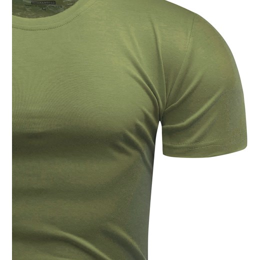 Koszulka męska t-shirt gładki zielony Recea Recea XXL Recea.pl